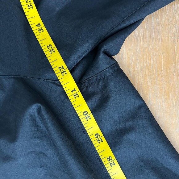 Patagonia Pants Mens M Thermal Black Ripstop Windbreaker Elastic Drawcord - Picture 9 of 10